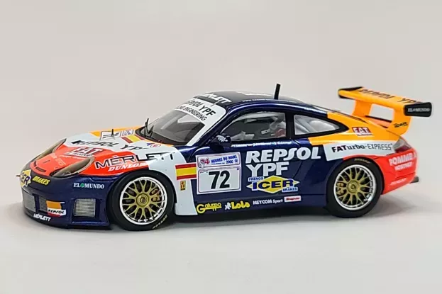 Spark Porsche 911 996 Gt3 R 3.6l Team Repsol Racing Engineering N 72 24h Le Mans 2000 Giovanni Lavaggi Tomas Saldana Jesus Diez Villaroel 1:43 S9938
